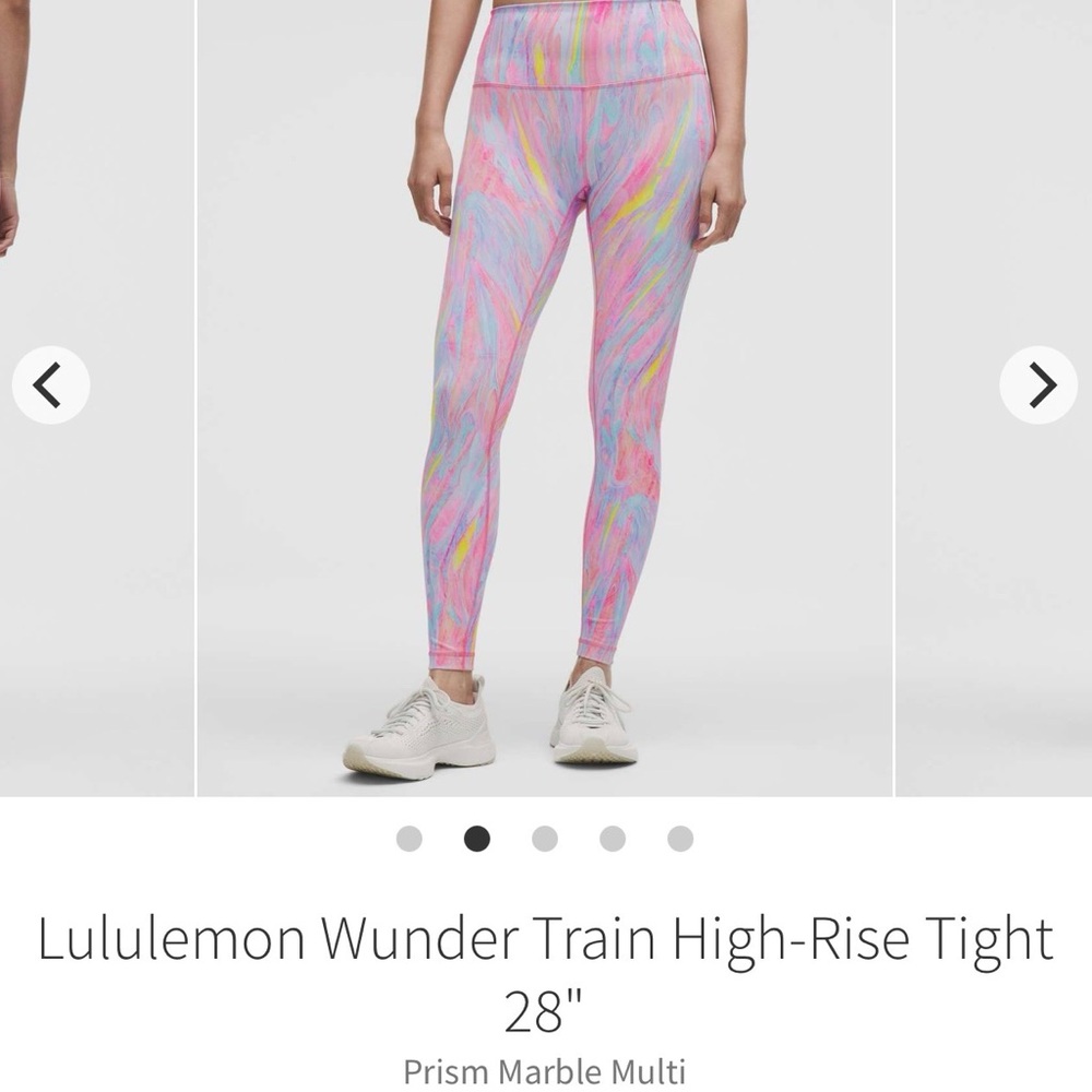 Lululemon Wunder Train High-Rise Tight 28"
Color Prism Marble Multi